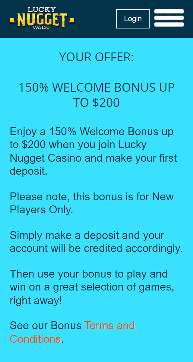 Lucky Nugget Casino apk bonuses