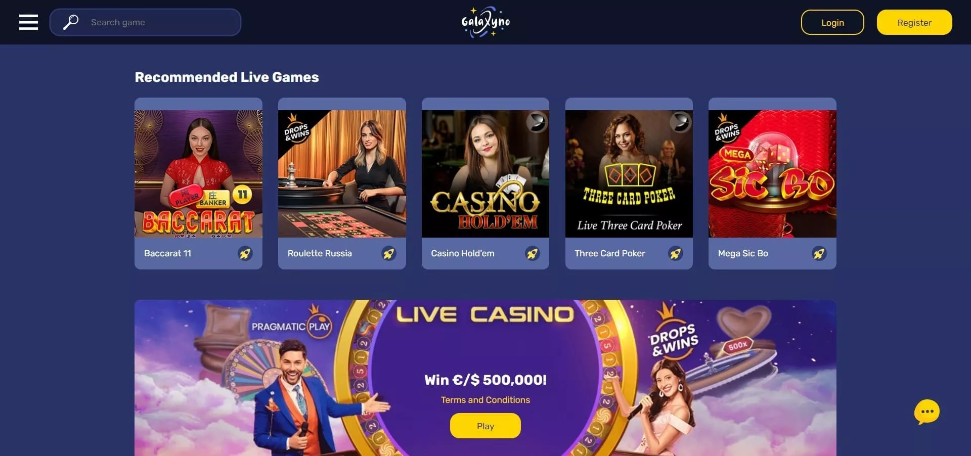 Galaxyno Casino NZ - online games and slot machines, payment options and  bonuses for users